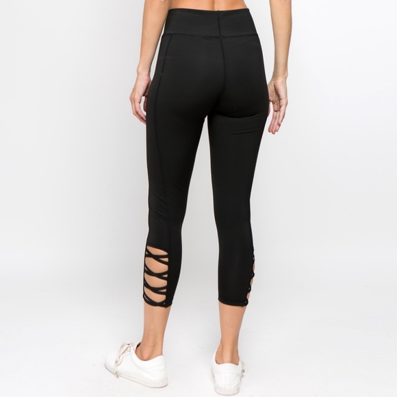 ANKLE DETAIL LEGGINGS - Picture 2 of 4